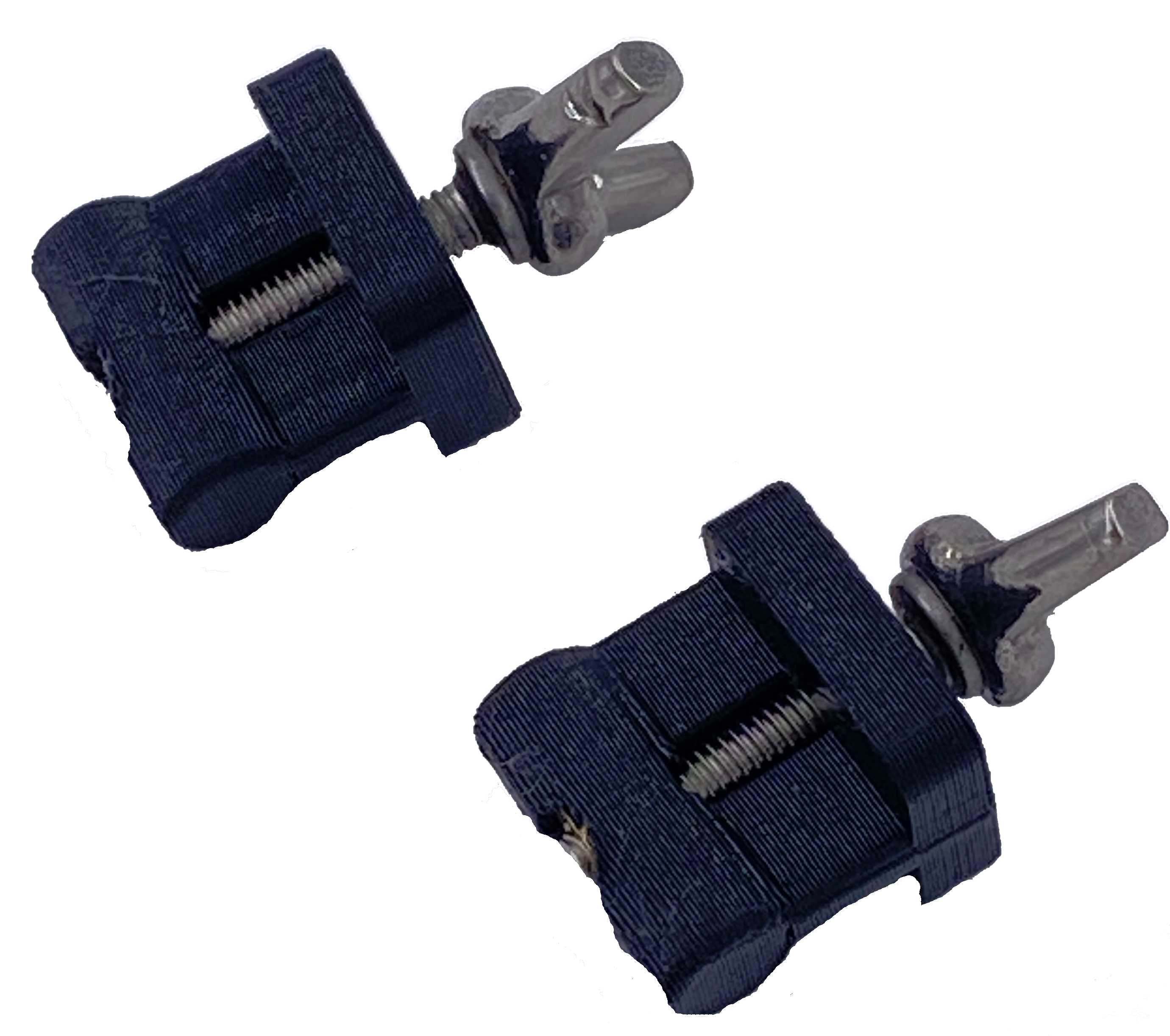 MULTIBROS 4X Endstopper für Kederschiene – Kederstopper Blockierungskit 5-6 mm & 8-10 mm | Robuster Verzinkter Stahl | Für Vorzelte, Planen & Sonnensegel | Einfache Montage (5-6 mm