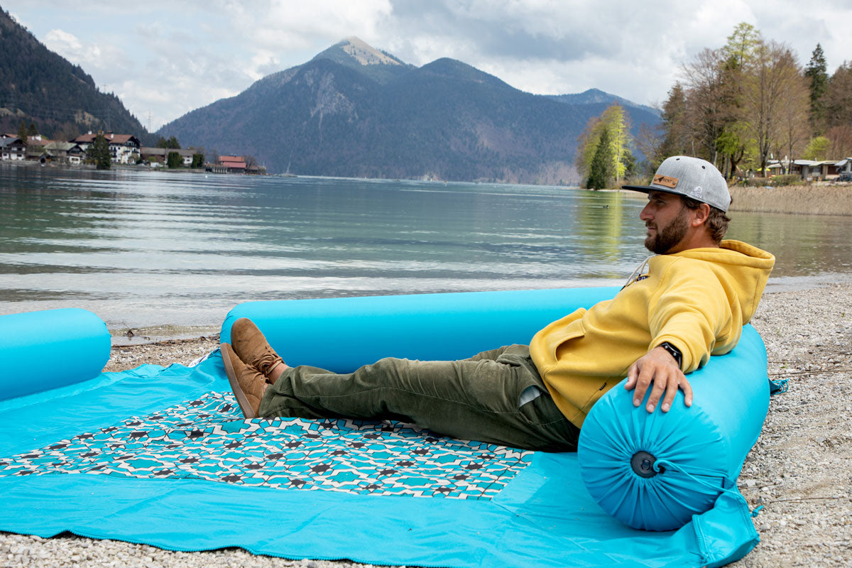 Verbindbare Kissenrolle „Zip-XL Lounger“