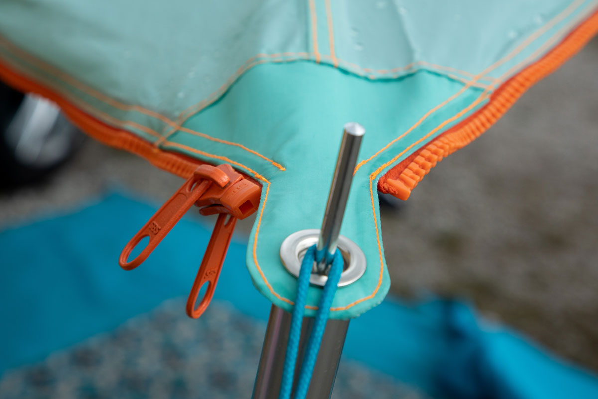 Verbindbares Sonnensegel „Zip-Canvas“ Orient Design