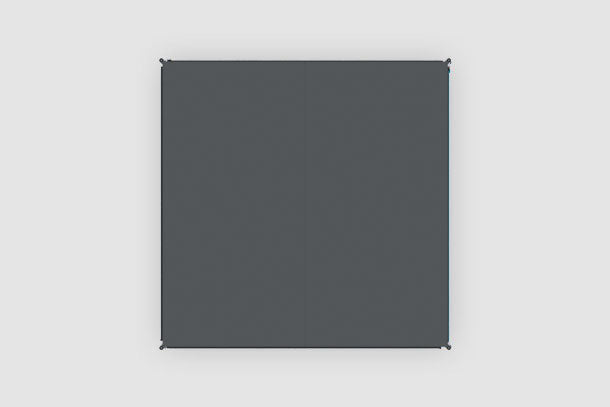 Verbindbarer Teppich „Zip-Carpet“ Uni