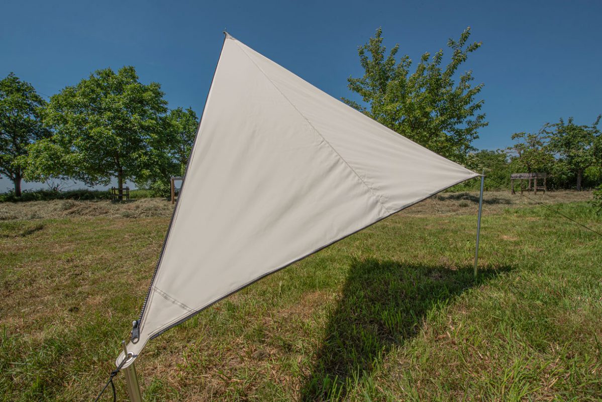 Verbindbares Sonnensegel TC-Zip-Canvas Single