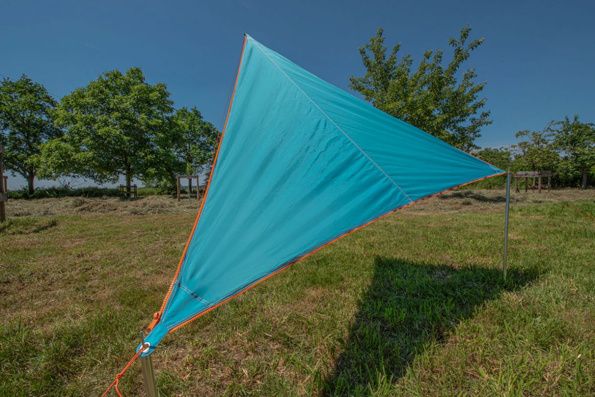 bent canvas tarp Verbindbares Sonnensegel „Zip-Canvas“