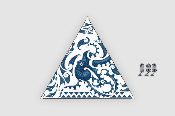 Verbindbares Sonnensegel „Zip-Canvas“ Neuseeland Design