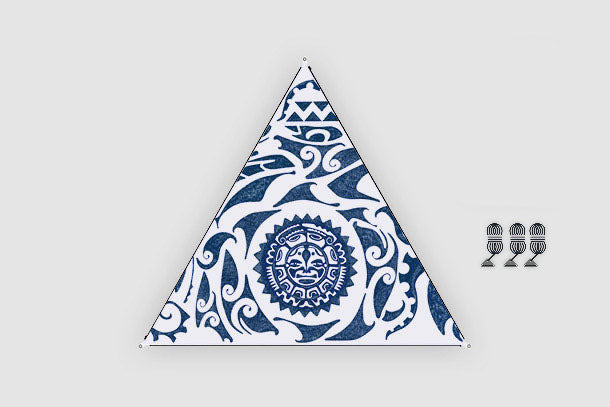 Verbindbares Sonnensegel „Zip-Canvas“ Neuseeland Design