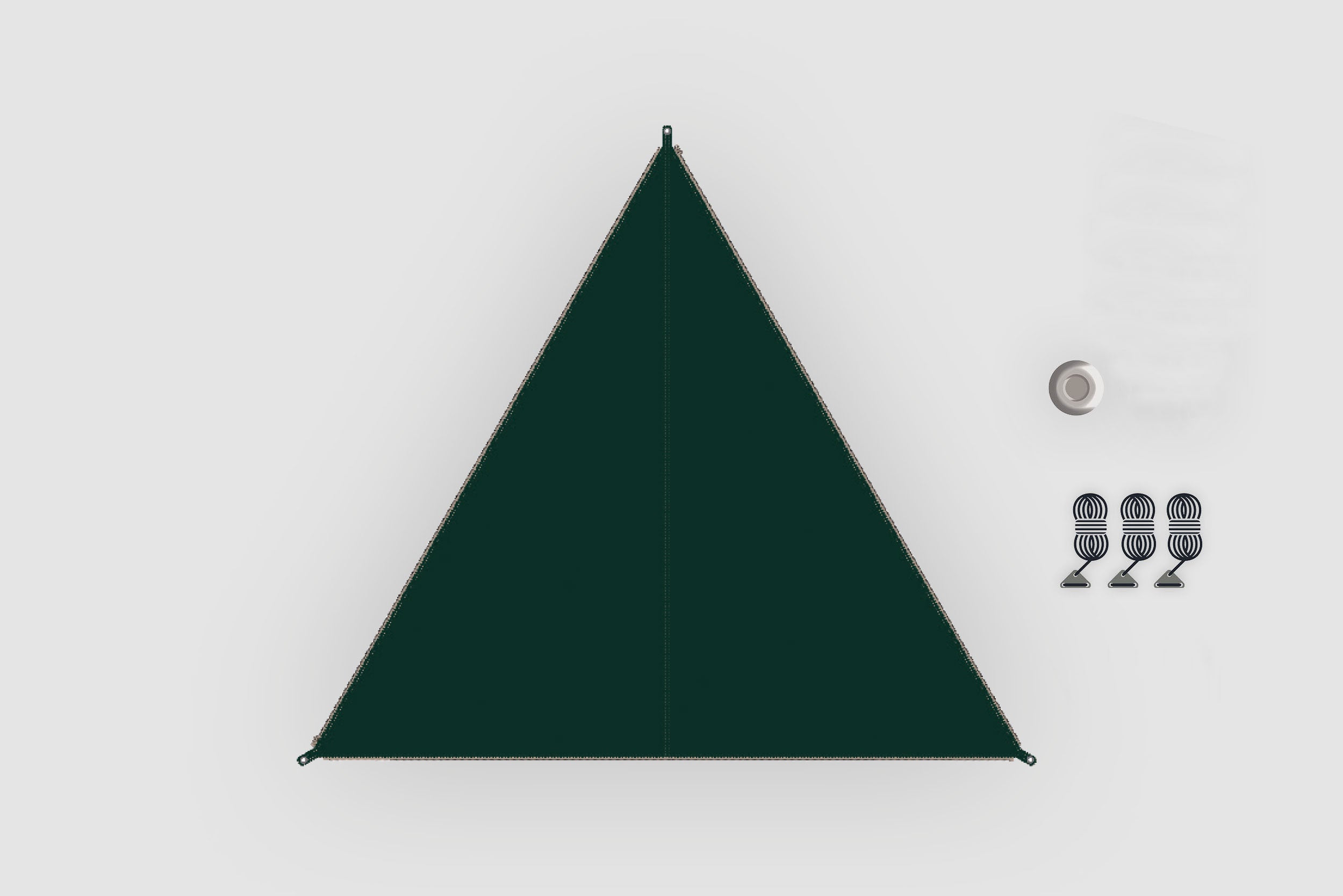 Verbindbares Sonnensegel „TC-Zip-Canvas Single“ Jungle