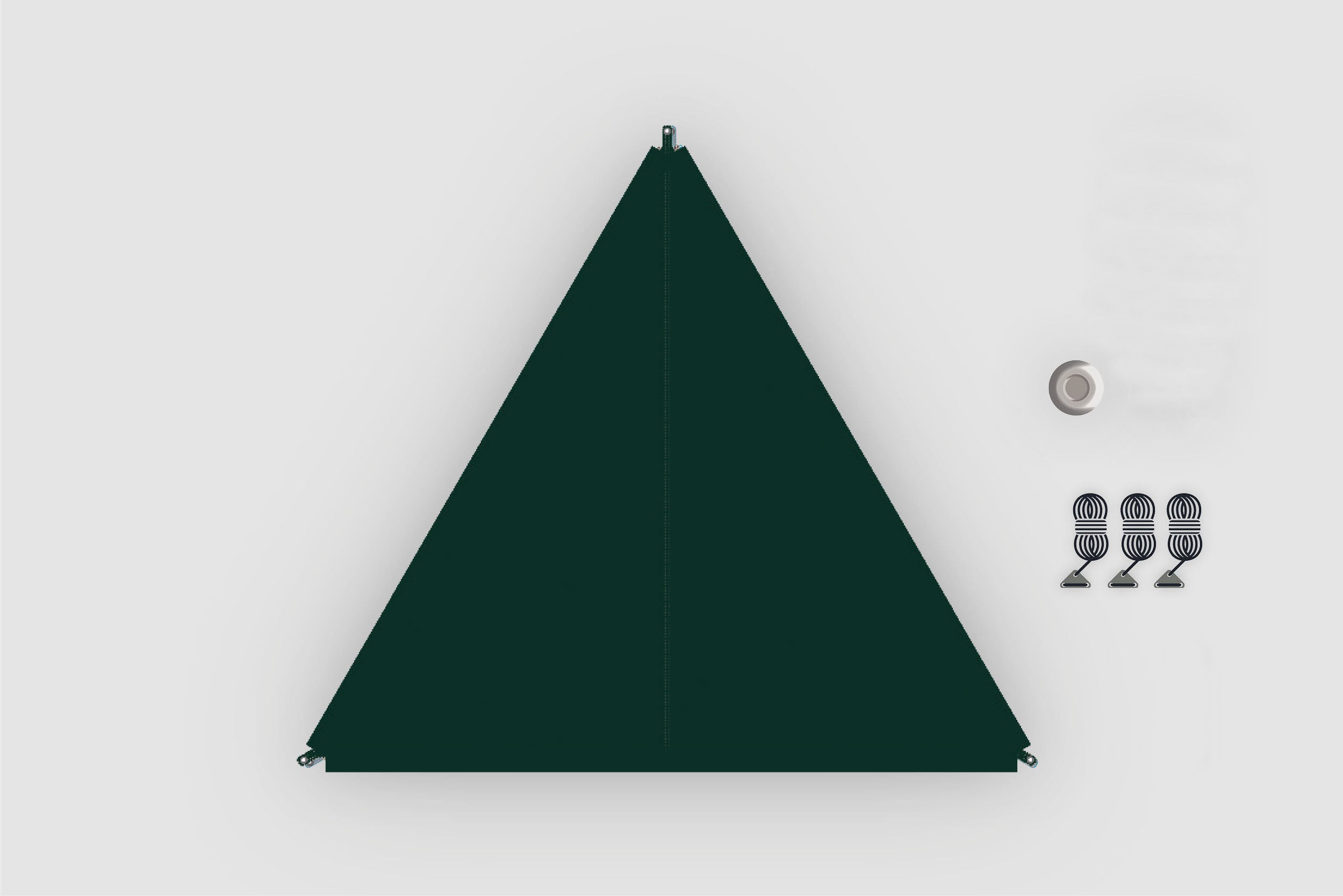 Verbindbares Sonnensegel „Zip-Protect Canvas" Jungle mit RV Abdeckung