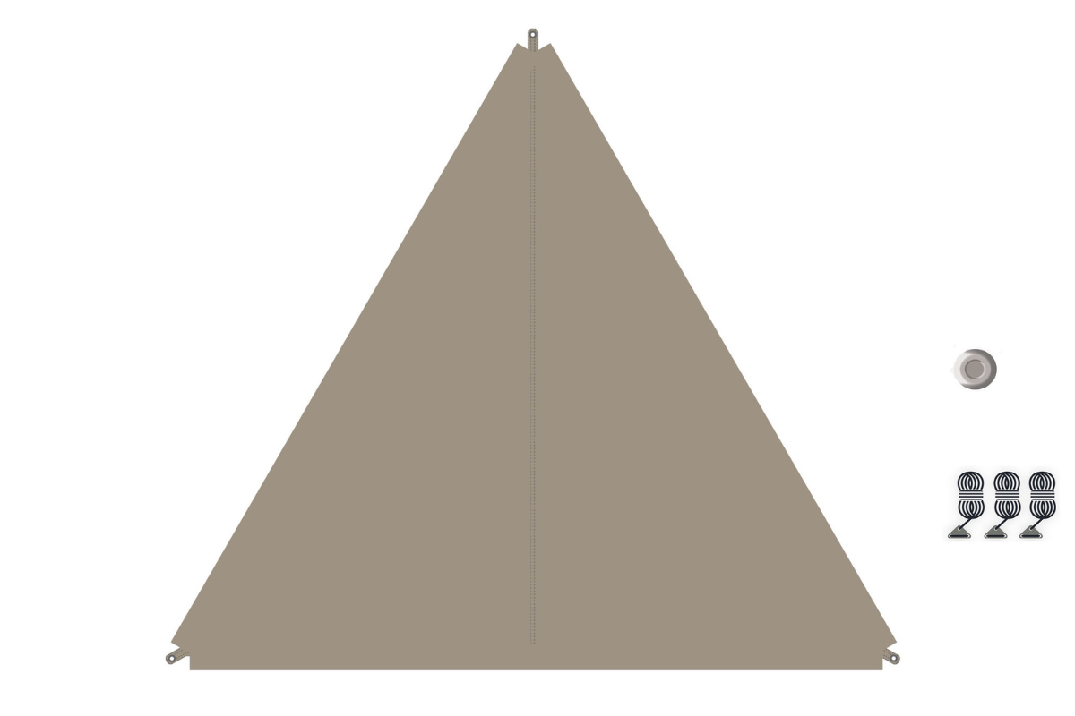 sonnensegel pyramide Verbindbares Sonnensegel „Zip-Protect Canvas“ – Bent-Club
