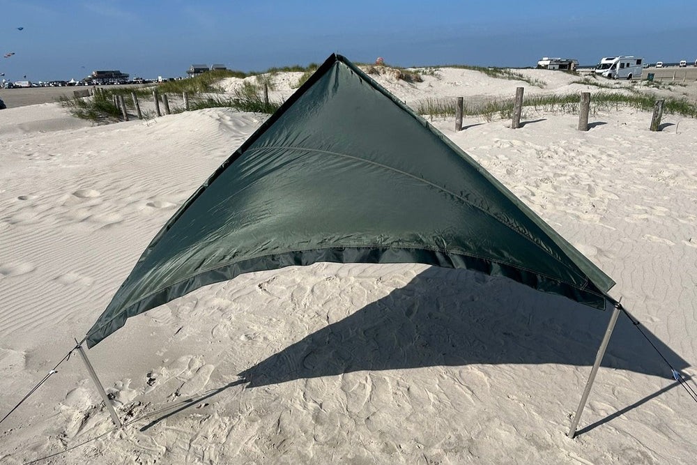 Verbindbares Sonnensegel „Zip-Protect Canvas" Jungle mit RV Abdeckung