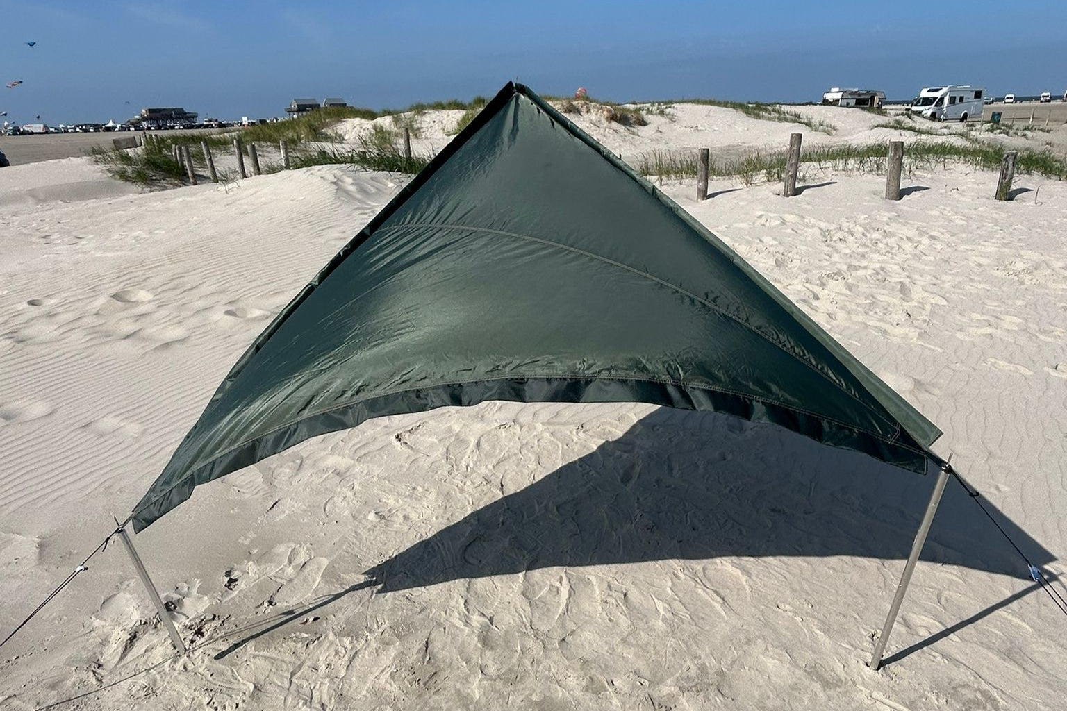 Verbindbares Sonnensegel „Zip-Protect Canvas" Jungle mit RV Abdeckung
