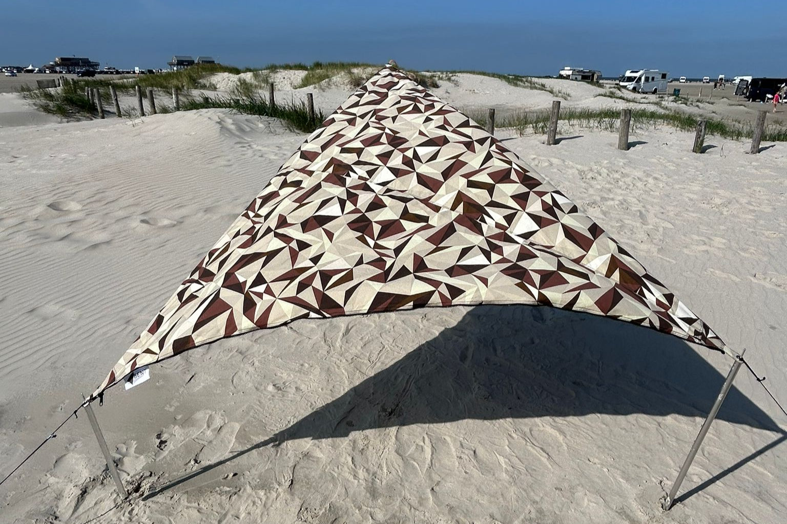 Verbindbares Sonnensegel „TC-Zip-Canvas Single“ Nature Design Earth