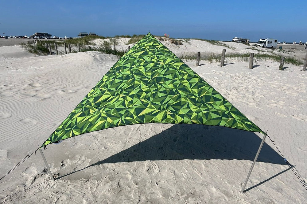 Verbindbares Sonnensegel „TC-Zip-Canvas Single“ Nature Design Trees