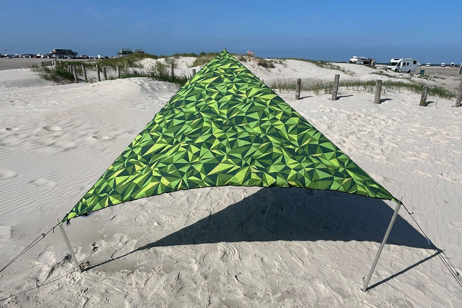Verbindbares Sonnensegel „TC-Zip-Canvas Single“ Nature Design Trees
